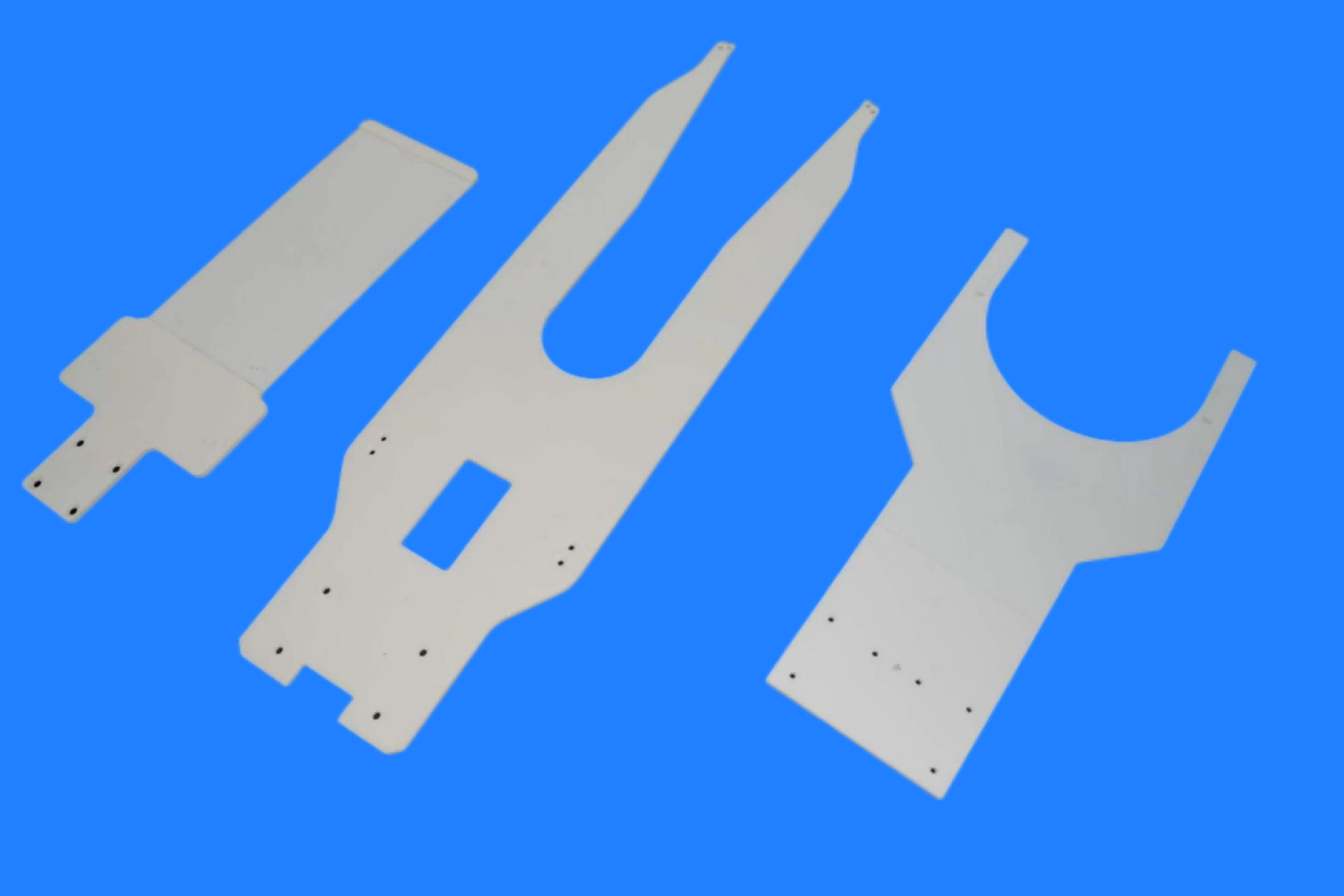 Al2O3 ZrO2 Ceramic Arm Wafer Robot Arm for Semiconductor