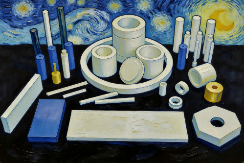 What are the three types of ceramics?