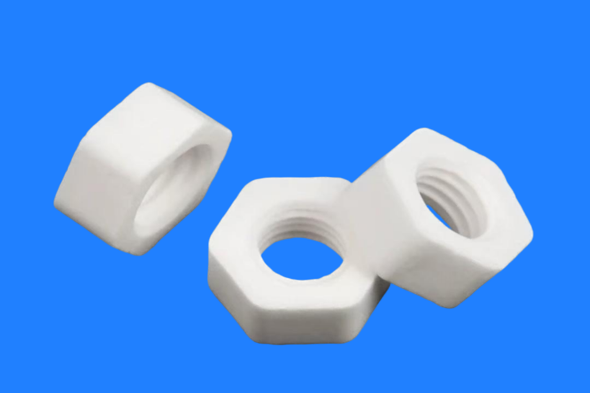 High Hardness and Wear Resistance Alumina Ceramic Nuts for Different Industrial