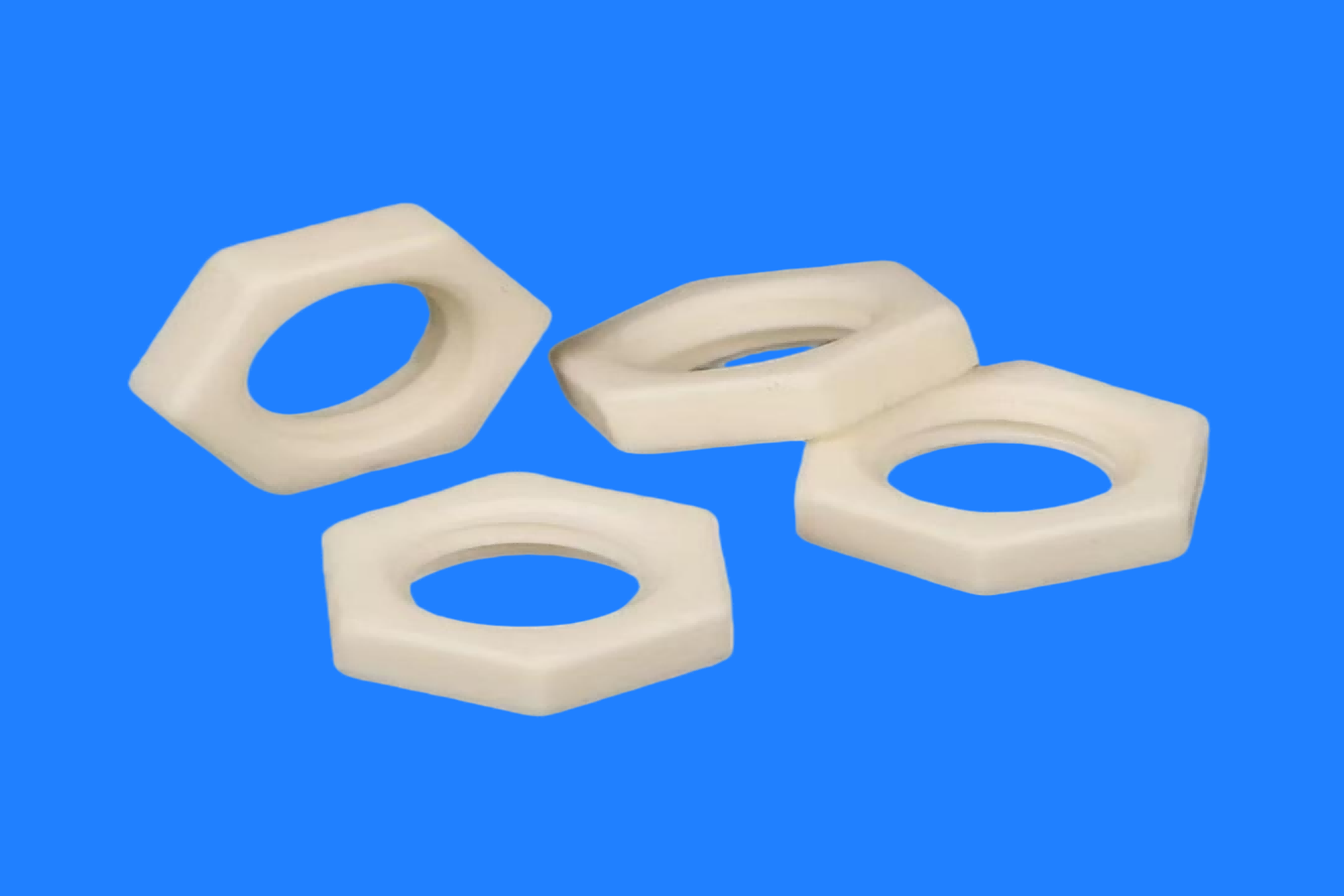 High Hardness and Wear Resistance Alumina Ceramic Nuts for Different Industrial