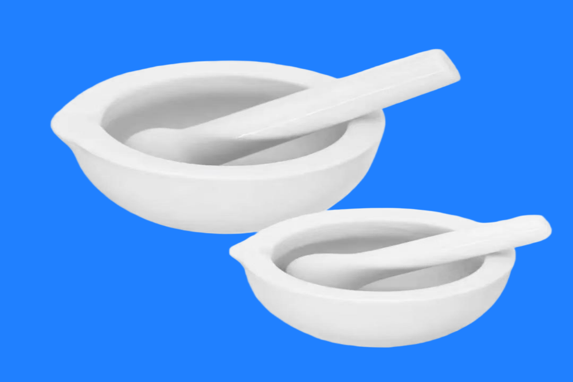 High-temperature Resistant Alumina Ceramic Mortar and Pestle