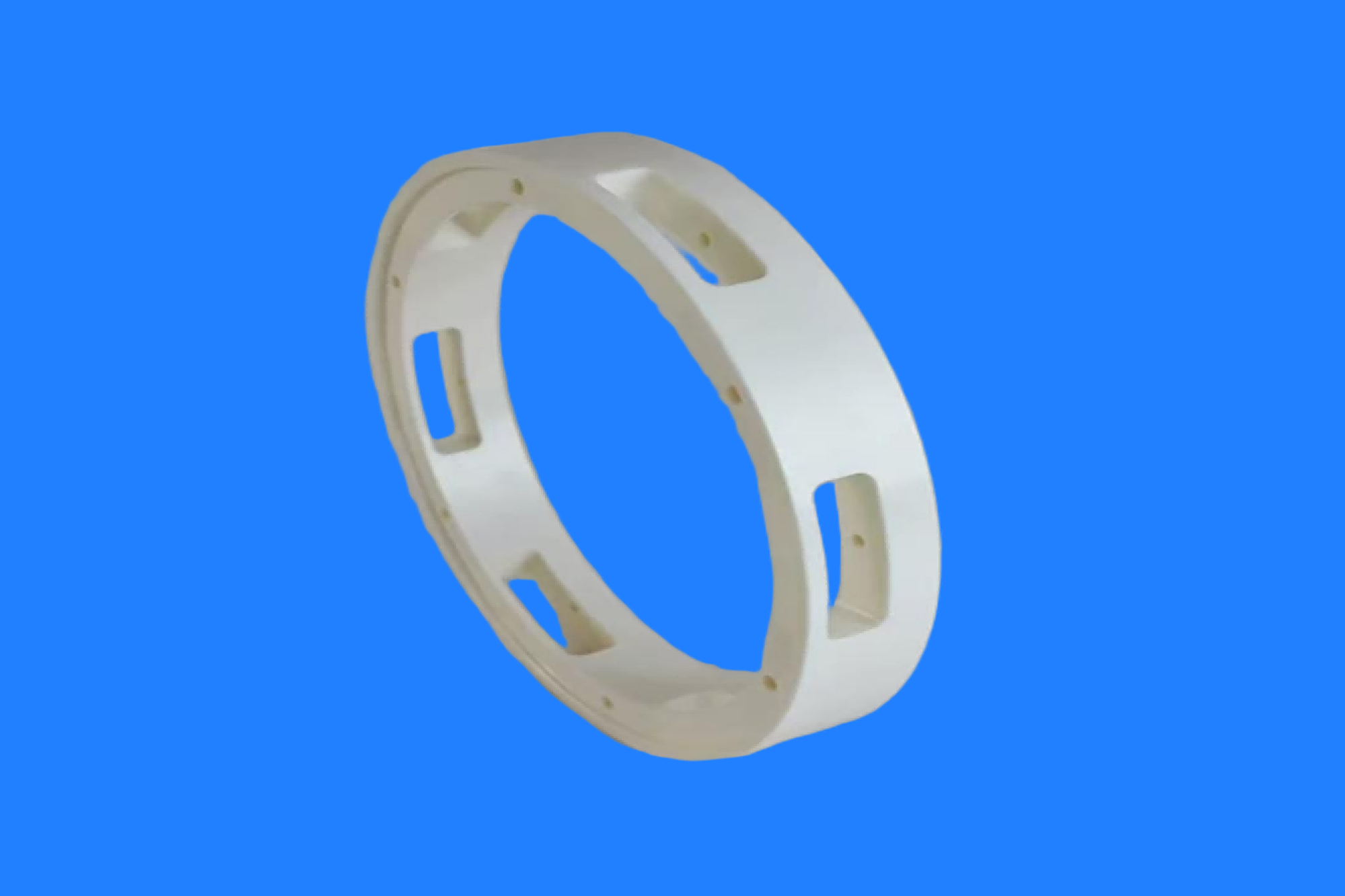 Yttria-stabilized Zirconia Ceramic Insulating Ring for Semiconductor