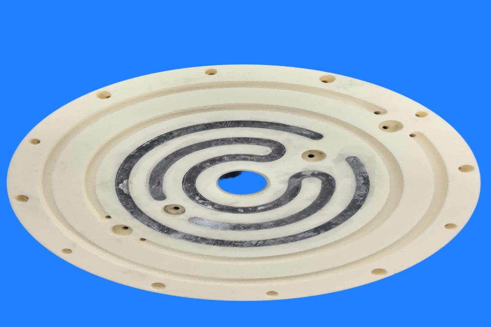 99.9% High Purity Alumina Ceramic Distributor Plate for PECVD, LPCVD, and MOCVD