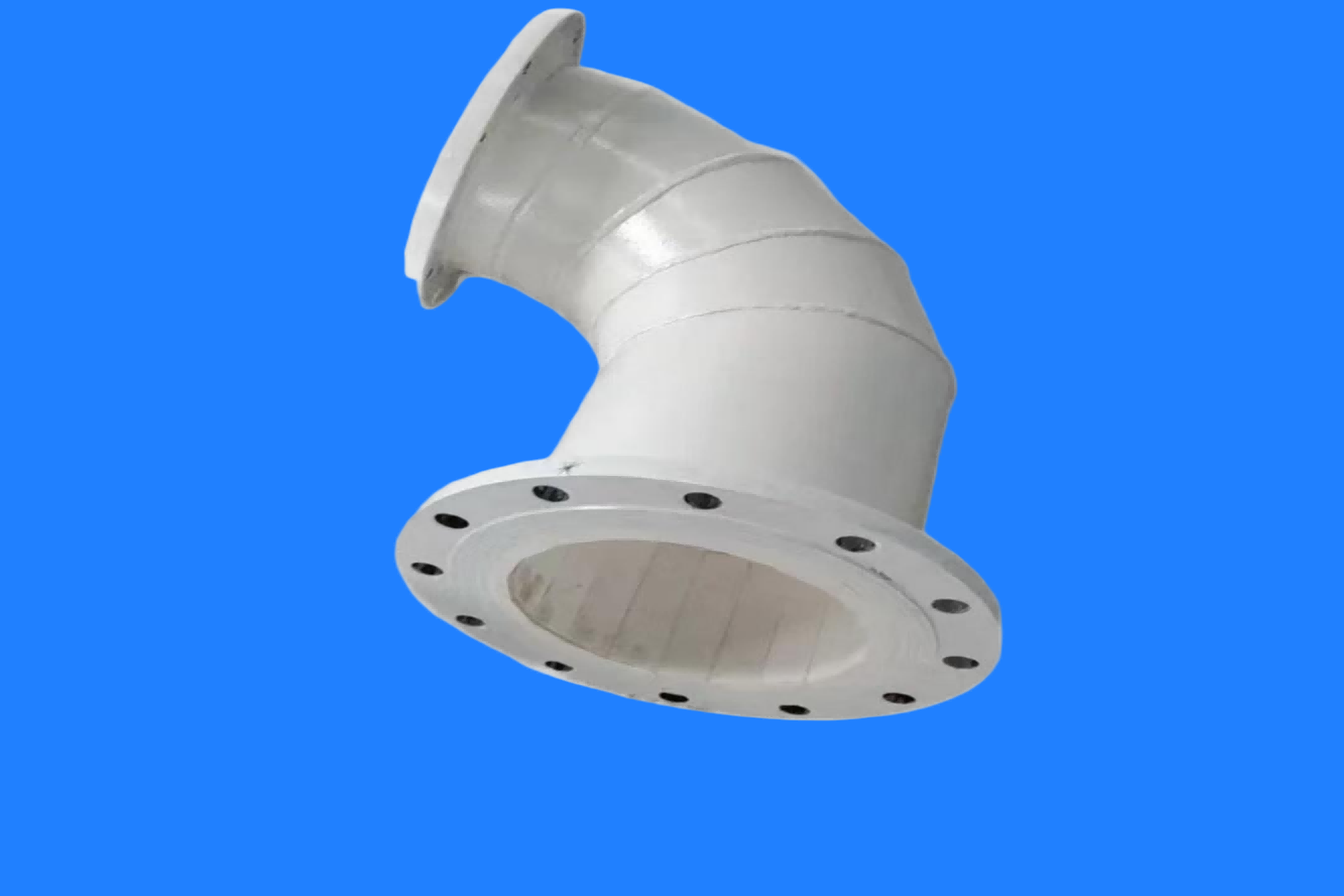 Wear-resistant 95% Alumina Ceramic Elbow for Environmental Protection Projects