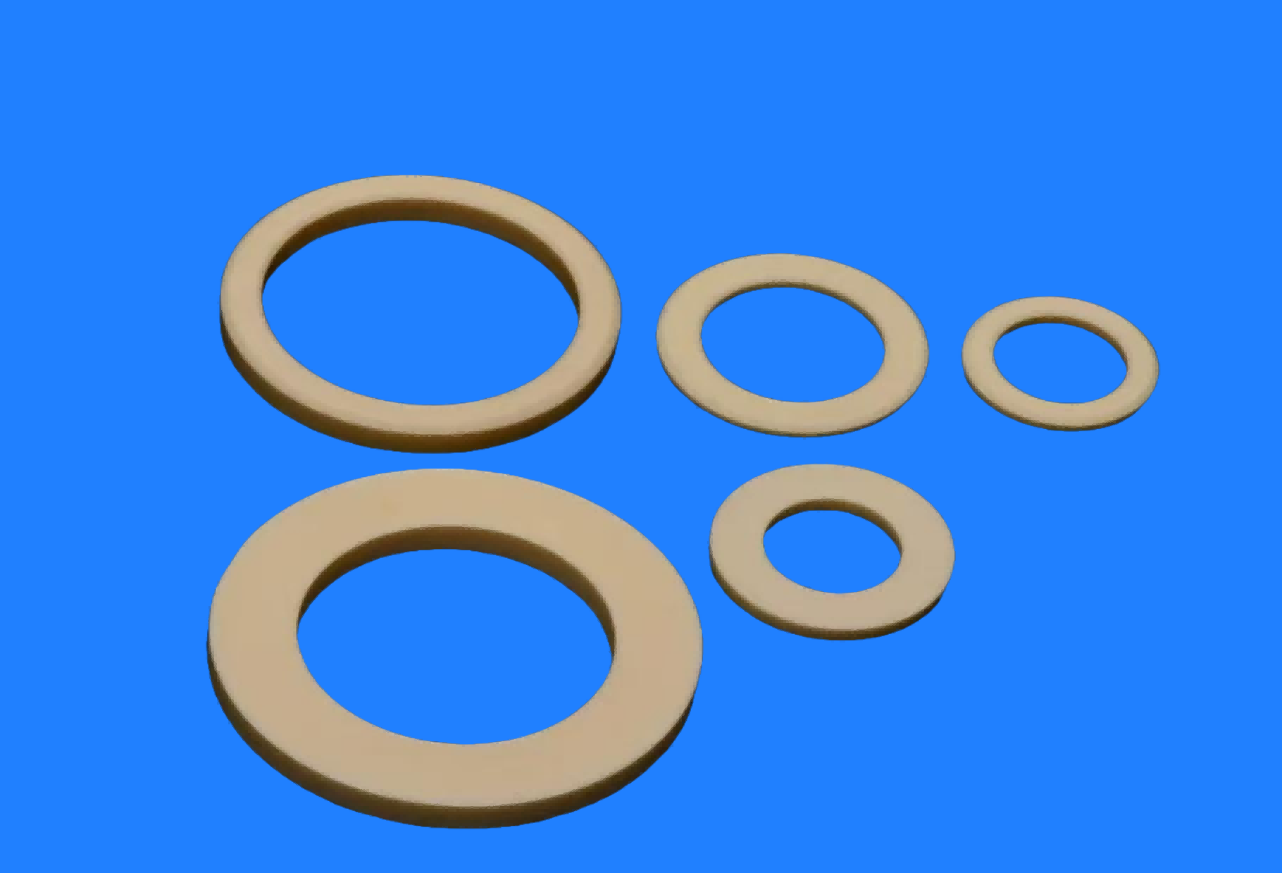 Customized High Purity Annular Ceramic Gasket Ceramic Ring Factory